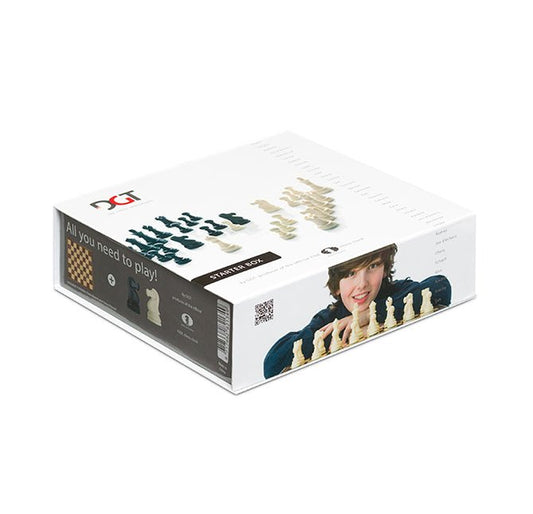 DGT Chess Starter Box Grey — Board & Pieces - DGT Chess Mauritius