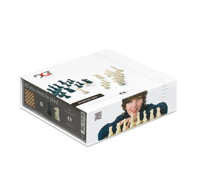 DGT Chess Starter Box Grey — Board & Pieces - DGT Chess Mauritius