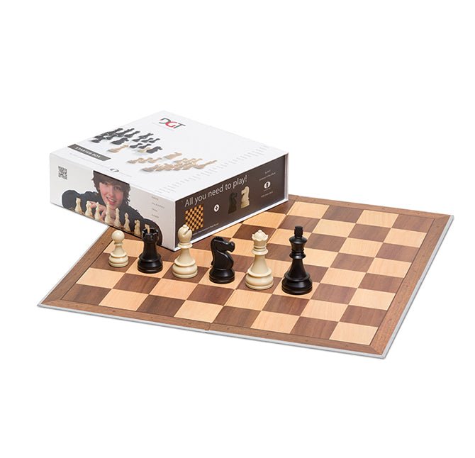 DGT Chess Starter Box Grey — Board & Pieces - DGT Chess Mauritius