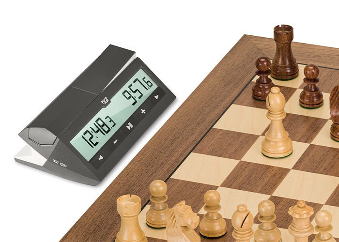 DGT 1500 Chess Clock — Grey - DGT Chess Mauritius