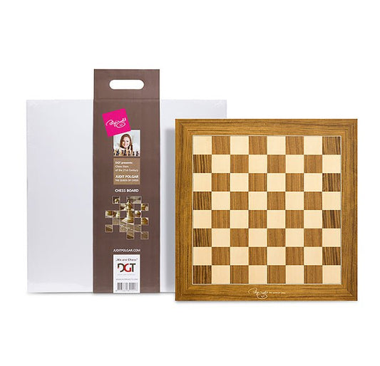 DGT Collector Chess Set — Judit Polgar Board + Pieces - DGT Chess Mauritius