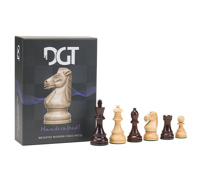 DGT Royal Wooden Chess Pieces - DGT Chess Mauritius